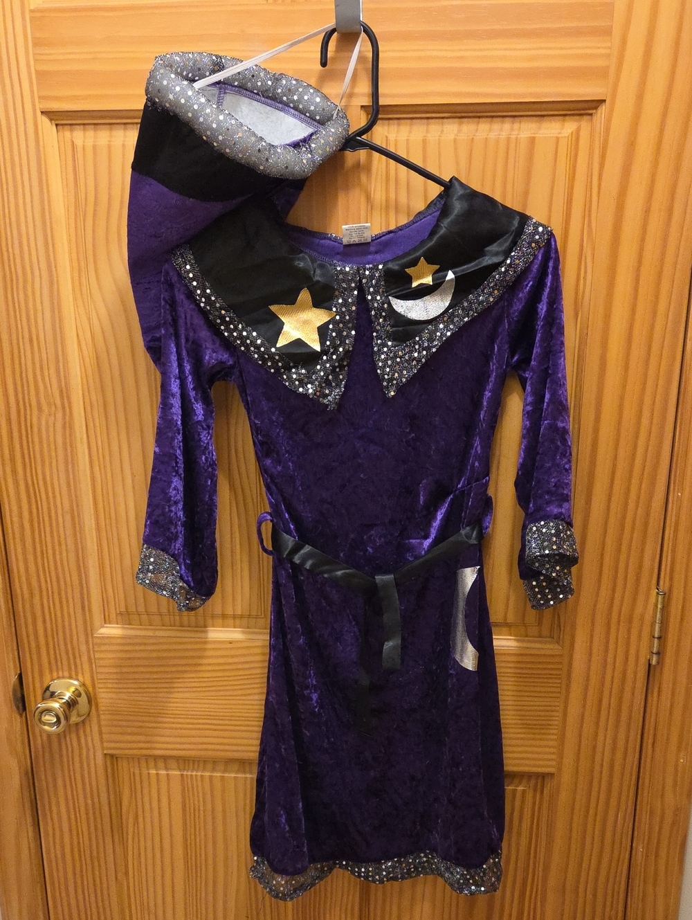Purple Magic Wizard Costume for Kids